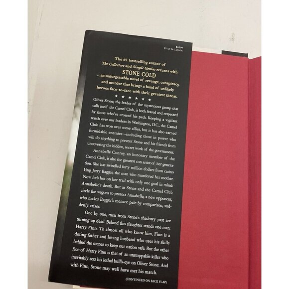 Stone Cold by David Baldacci – VG+ Camel Club Thriller Series Book 3 - Picture 2 of 5